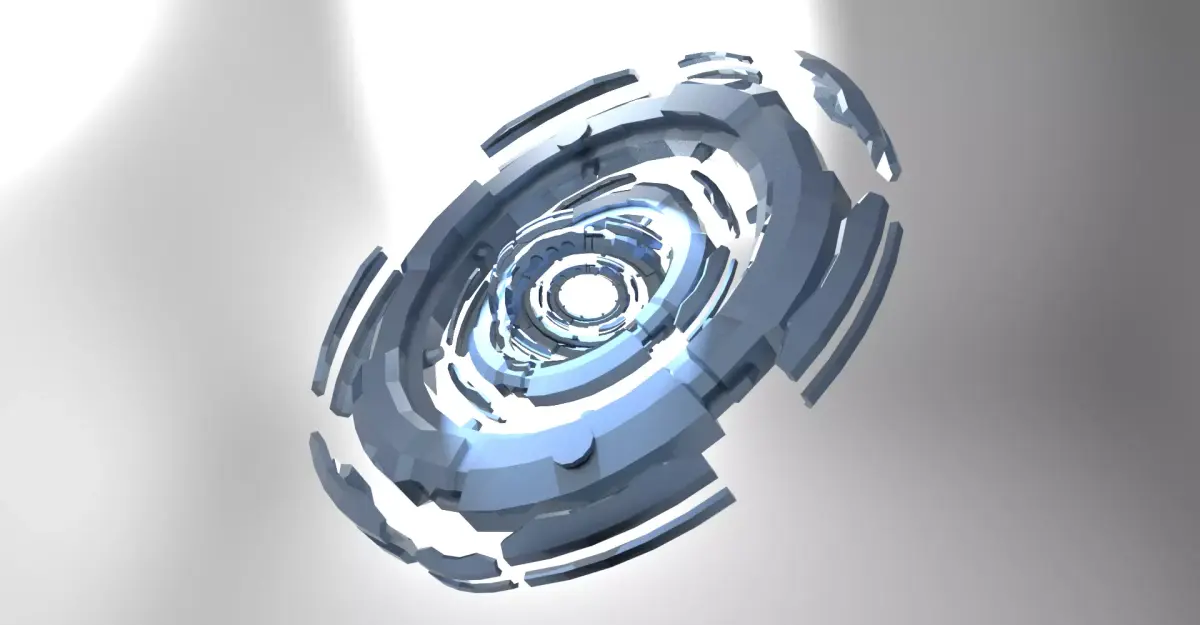 Sci Fi Portal Space station  3D model