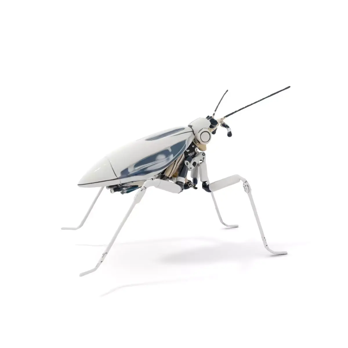 Futuristic Metallic Insect model pack Low-poly 3D model