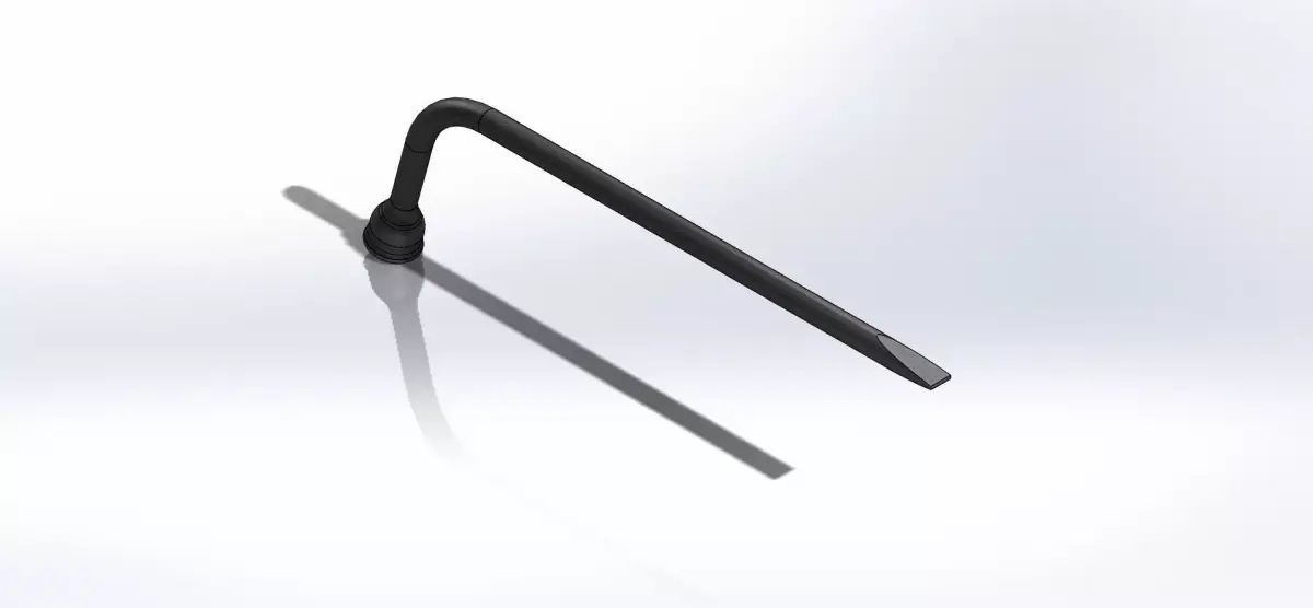 Wheel Wrench - Chave de Roda 3D model