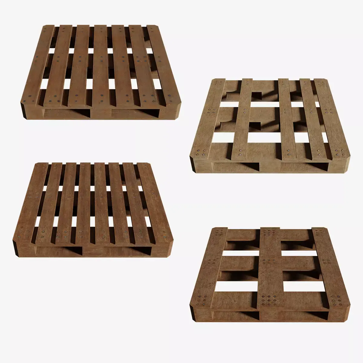 Pallets Wood Series Fiber Relics Content Group0 N2-5 3D model