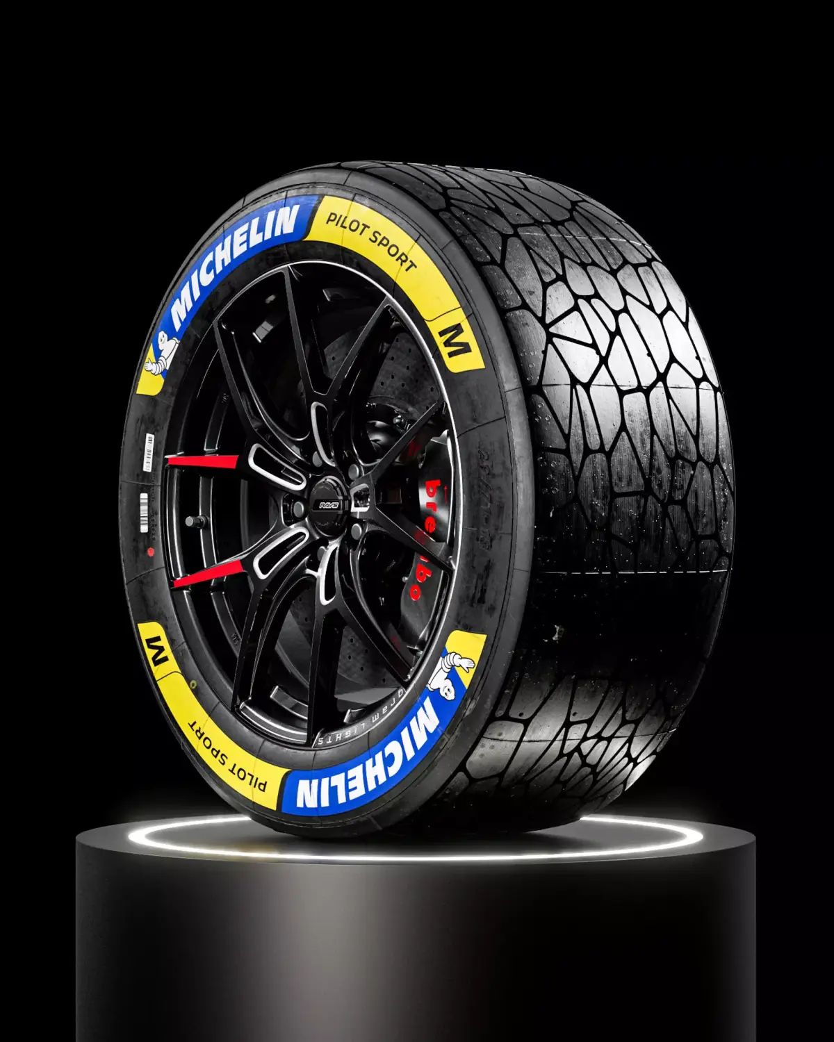 MICHELIN Pilot Sport Hypercar GTP 29 71 18 M 3D model