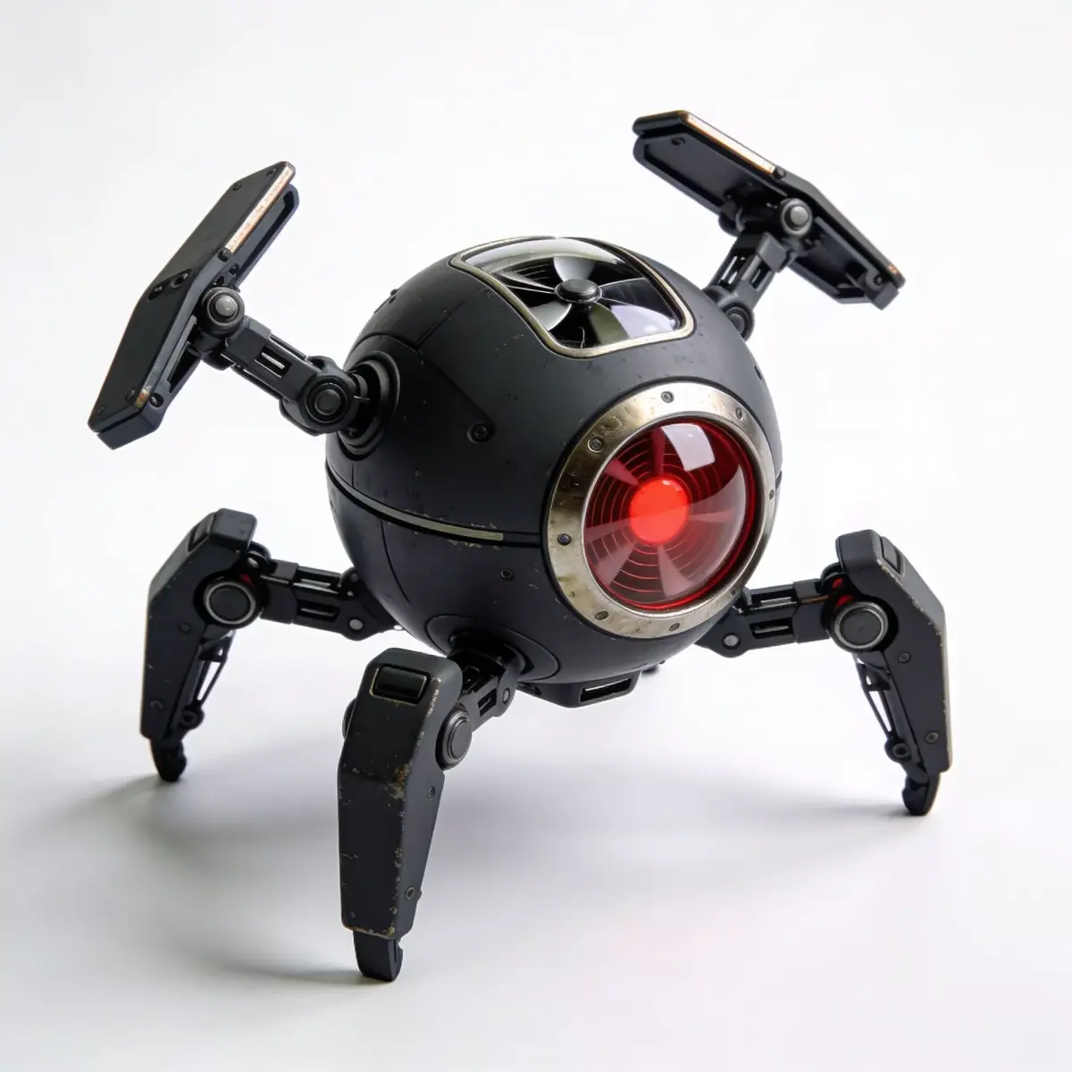 Realistic Sci-Fi Spider Drone 3D Model Low-poly 3D model