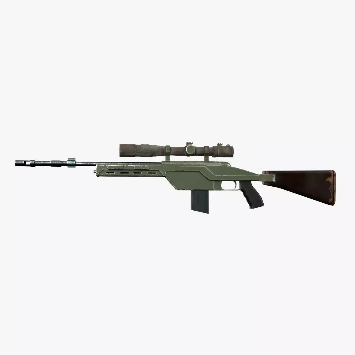  Assault rifle 3D model purchase