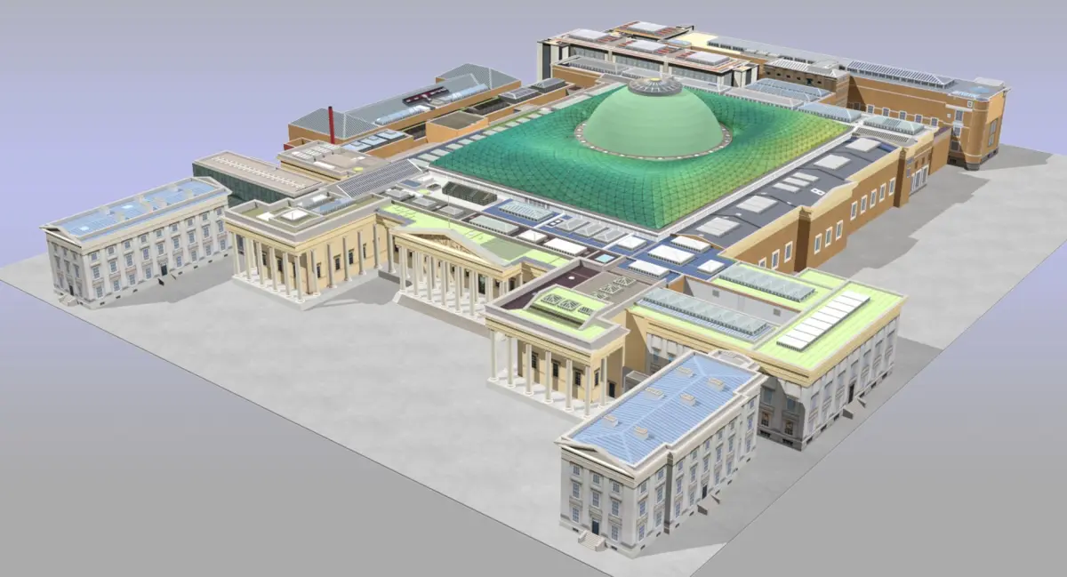 The British Museum London Building 3D model
