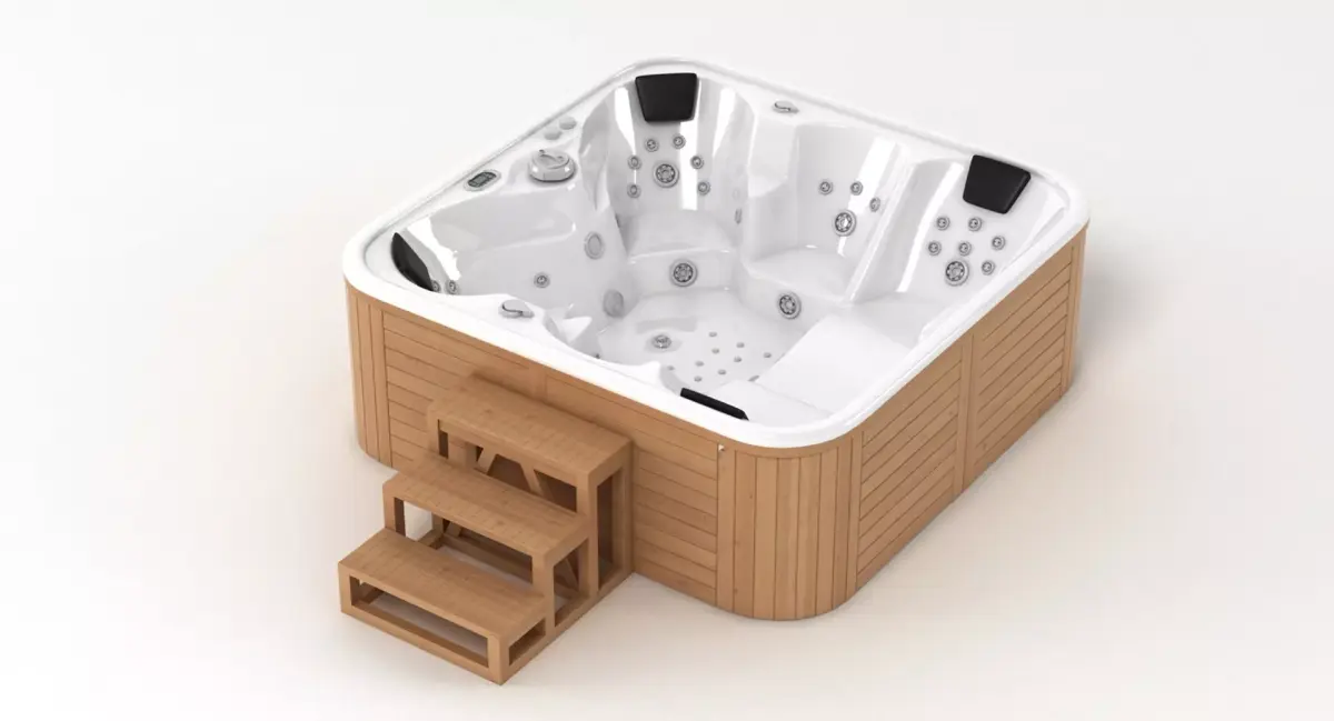 Whirlpool 4 Person Hot Tub 3D model