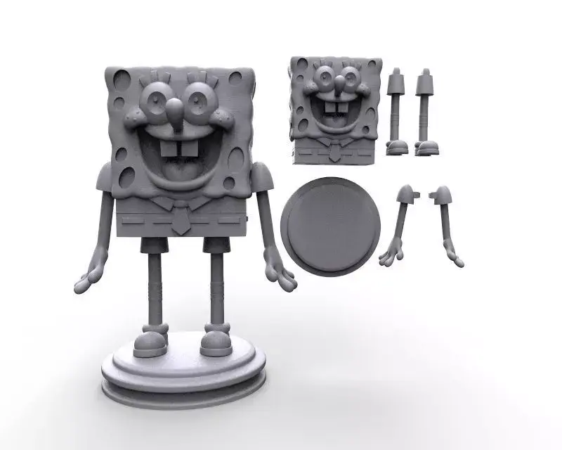 Spongebob squarepants standstill version Free 3D print model