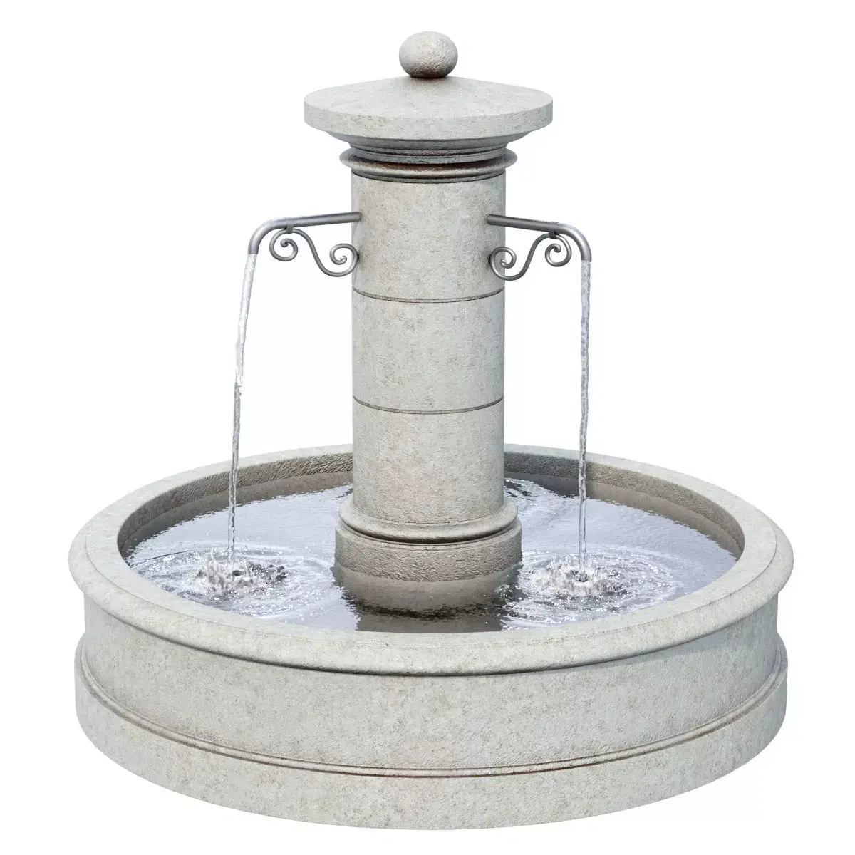 Campania - Avignon Fountain 3D model