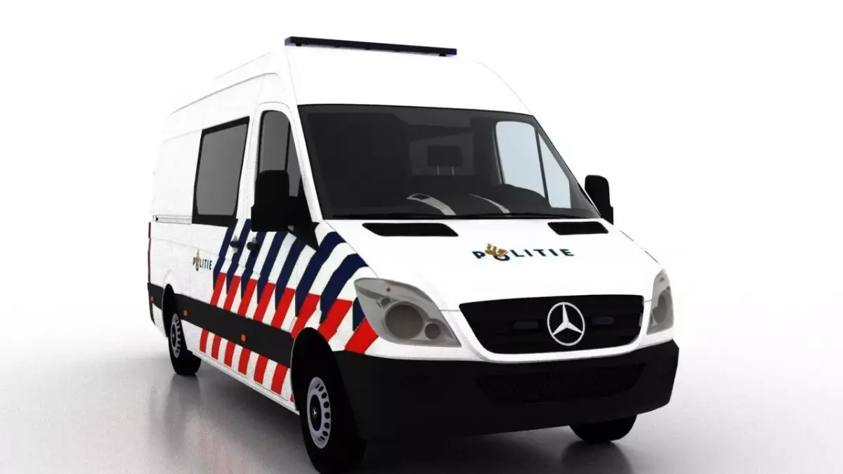 Mercedes Benz Sprinter L2H2 2009 Netherlands Police 3D model