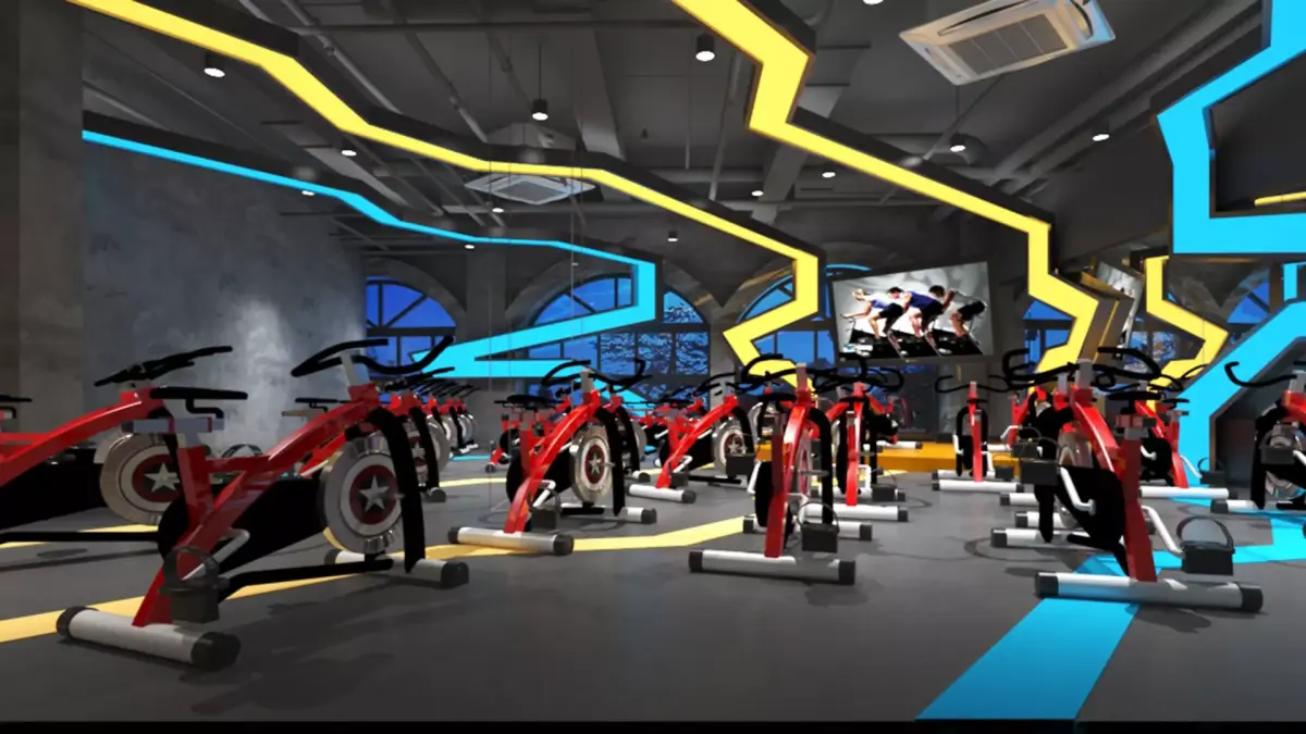 Gym Club 02 3D model