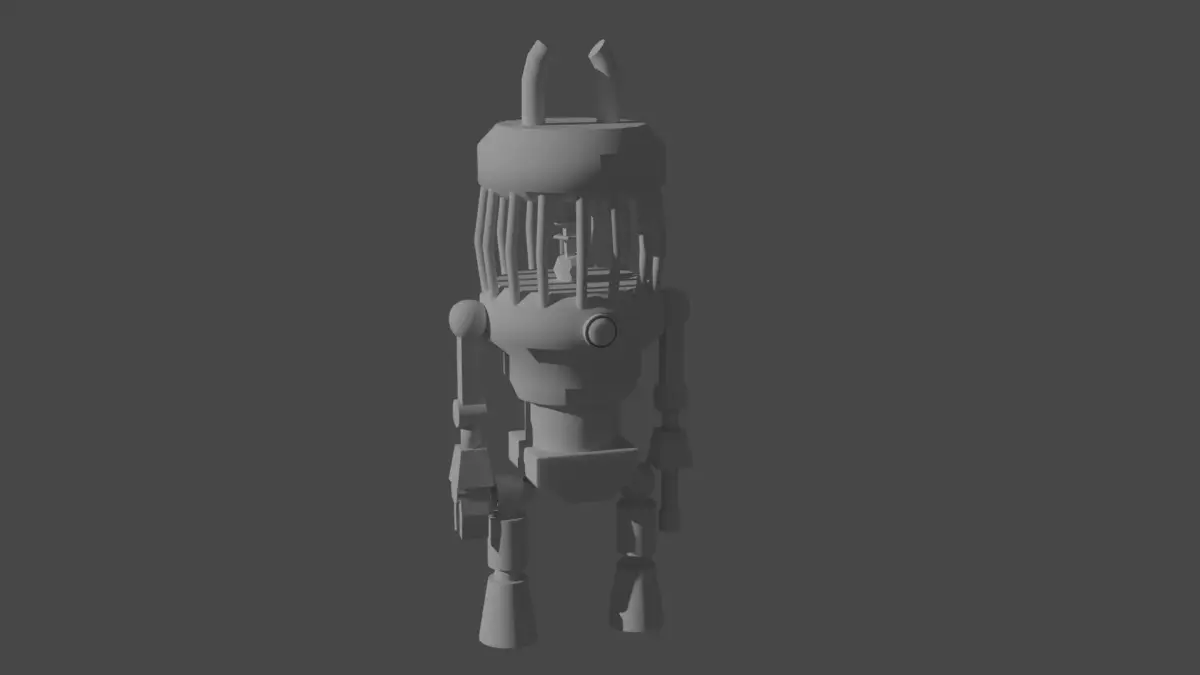 low poly robot Low-poly 3D model purchase