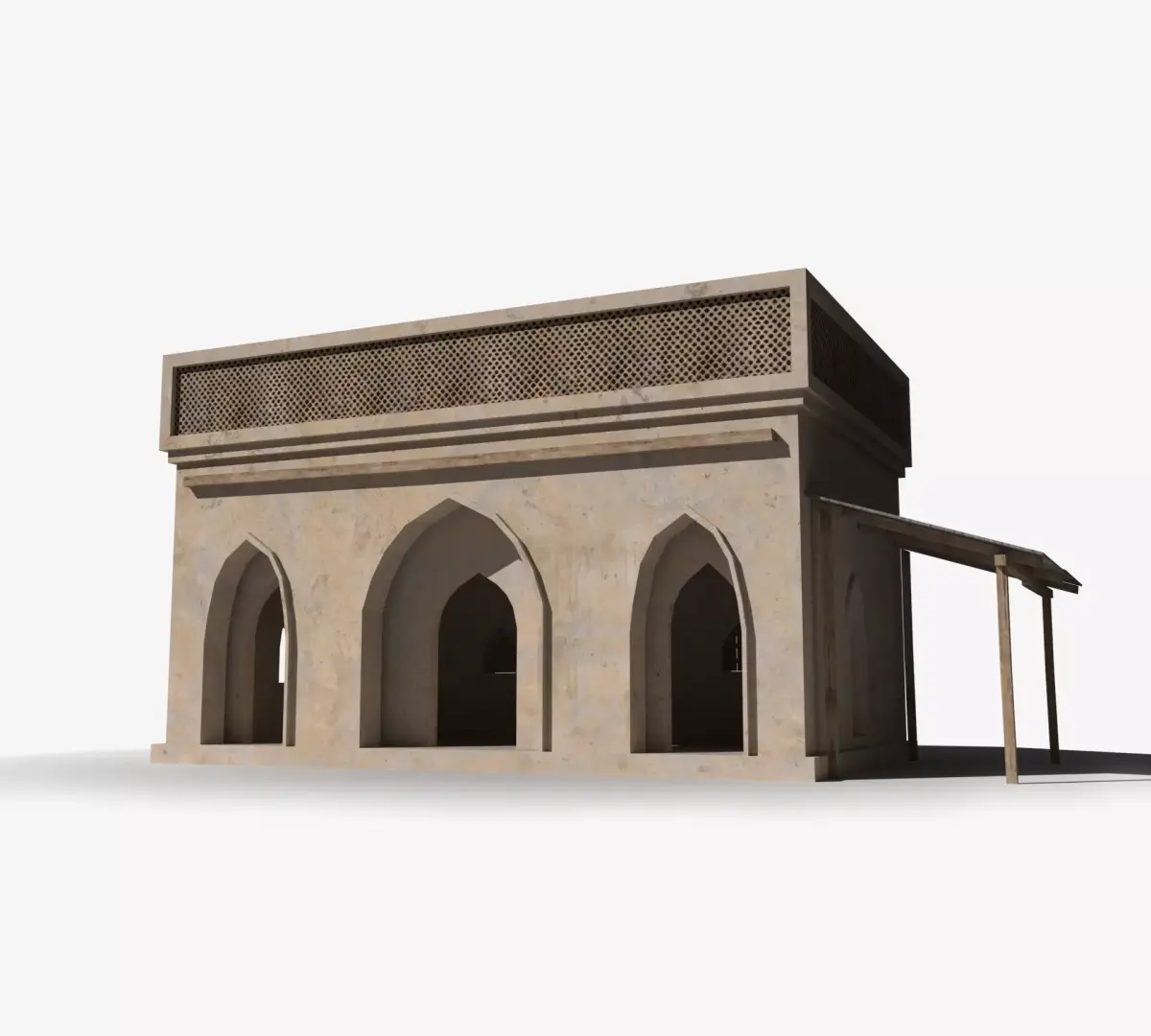 Arab x47 Low-poly 3D model