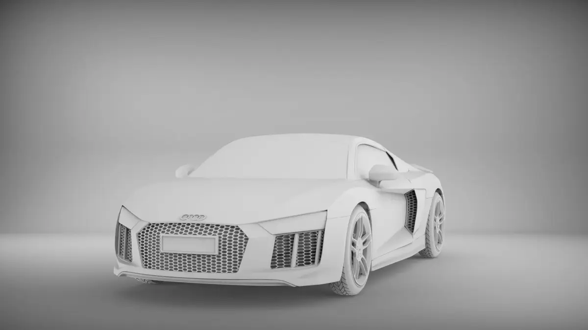 Audi R8 3D Car Model Free 3D model