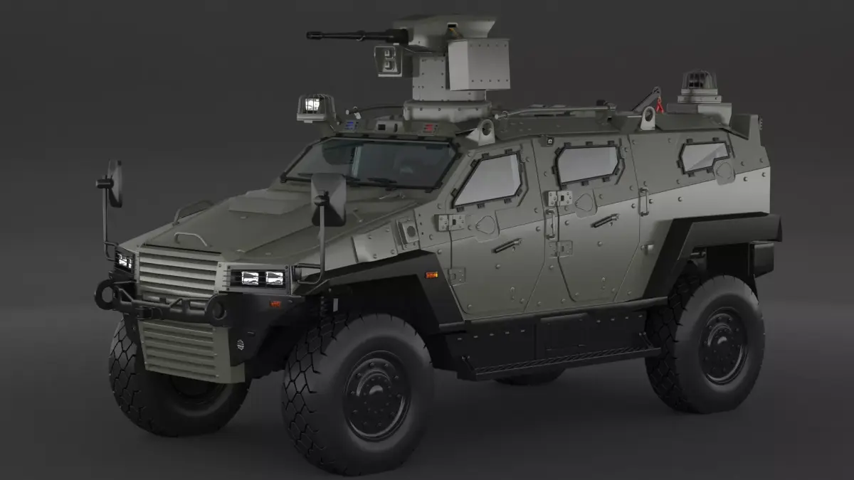 Yoruk Military Armored Vehicle 3D model