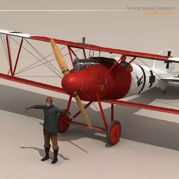 albatros D Va jasta 18 3D model