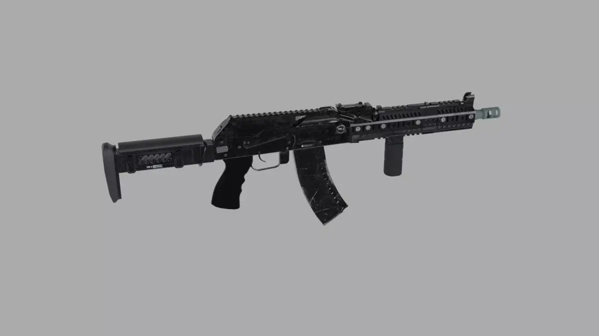 AK-105 rifle 3D model