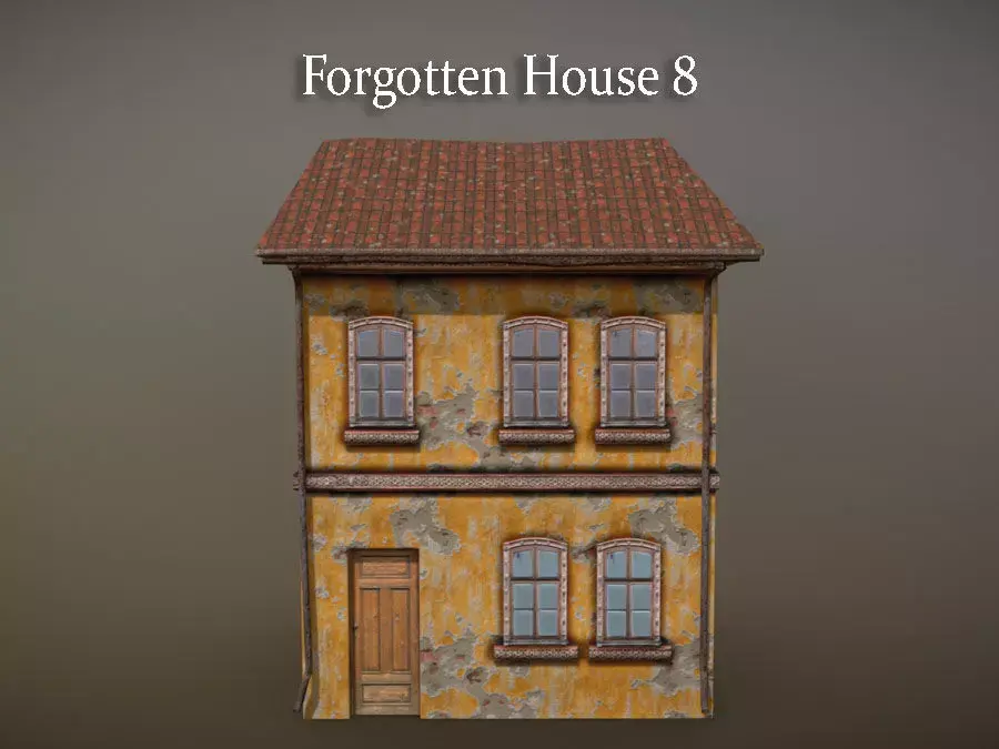 Forgotten House 8 Low-poly 3D model