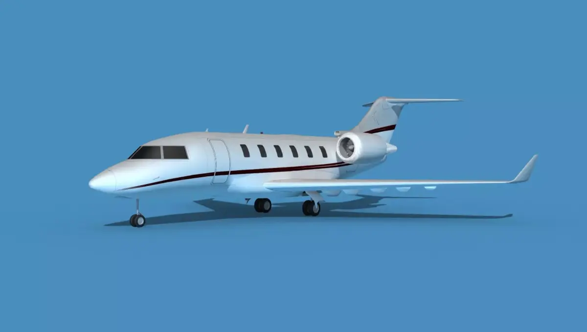 Bombardier CL604 Challenger V12 3D model