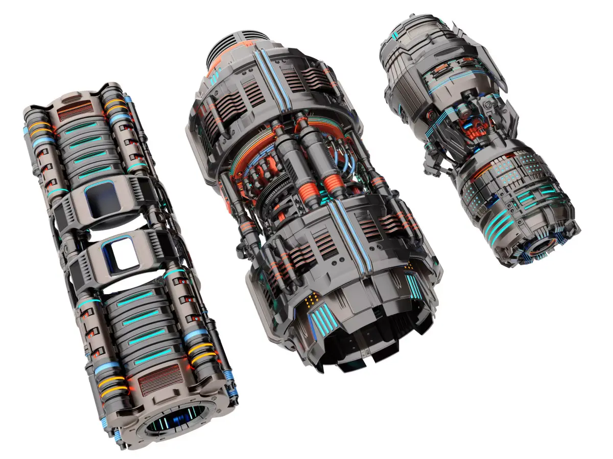 engine Low-poly 3D model