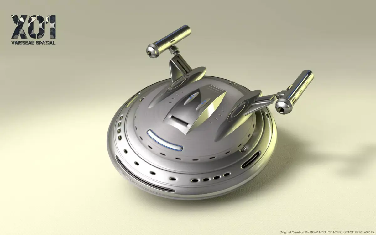 SpaceCraft star trek ship 3D model