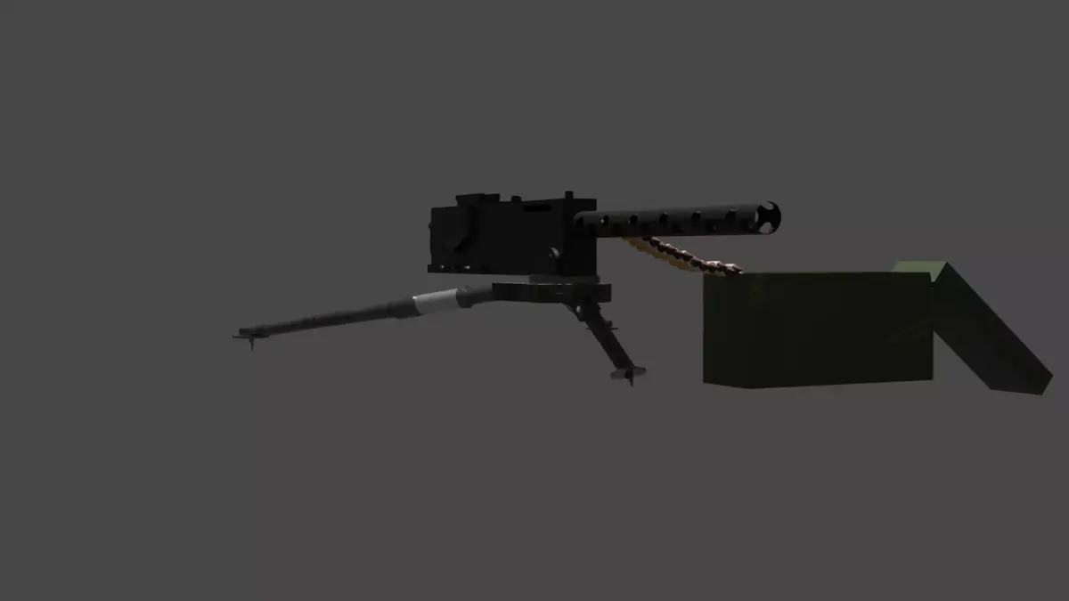 M1919 30 caliber   Free 3D model