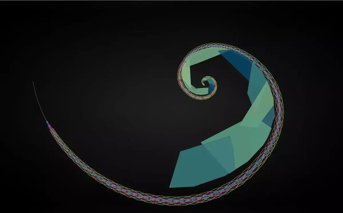 bhbnmbnmbnmb spiral Low-poly 3D model