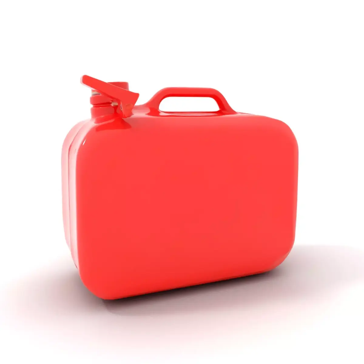 Red Metal Canister model pack Low-poly 3D model
