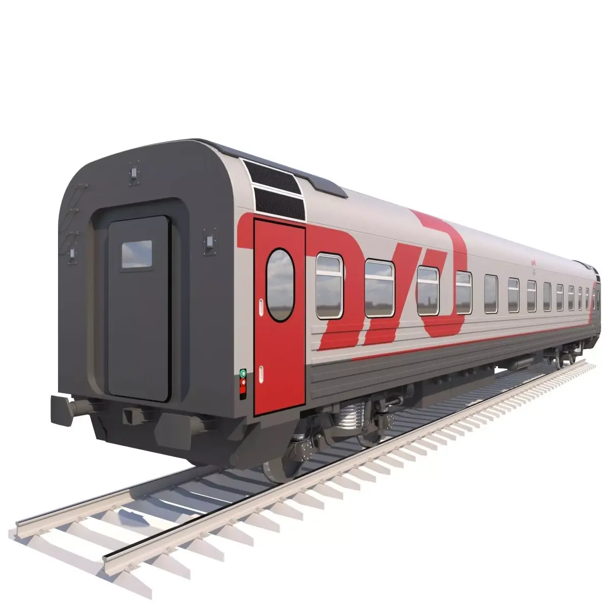 Coach Passenger Wagon Standart 3D model