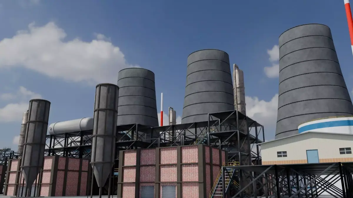 Refinery Unit - Game Ready - PBR  Low-poly 3D model