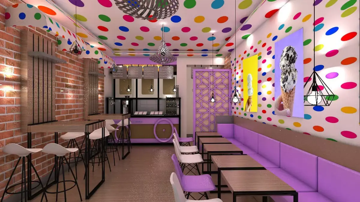 Ice Cream Shop 3D model