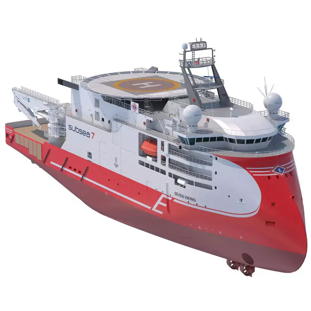 Light Construction Vessel Seven Viking 3D model
