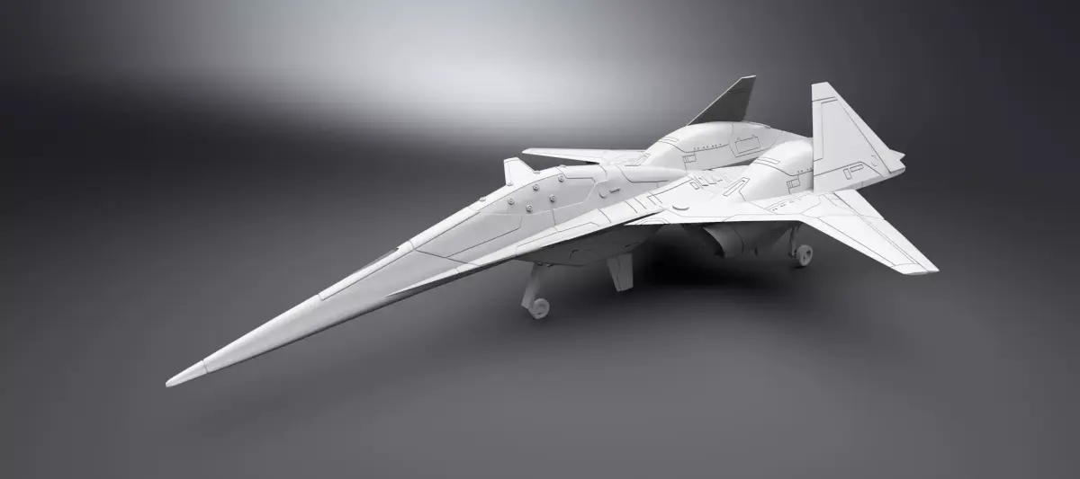 ADF Falken scale model 3D print model