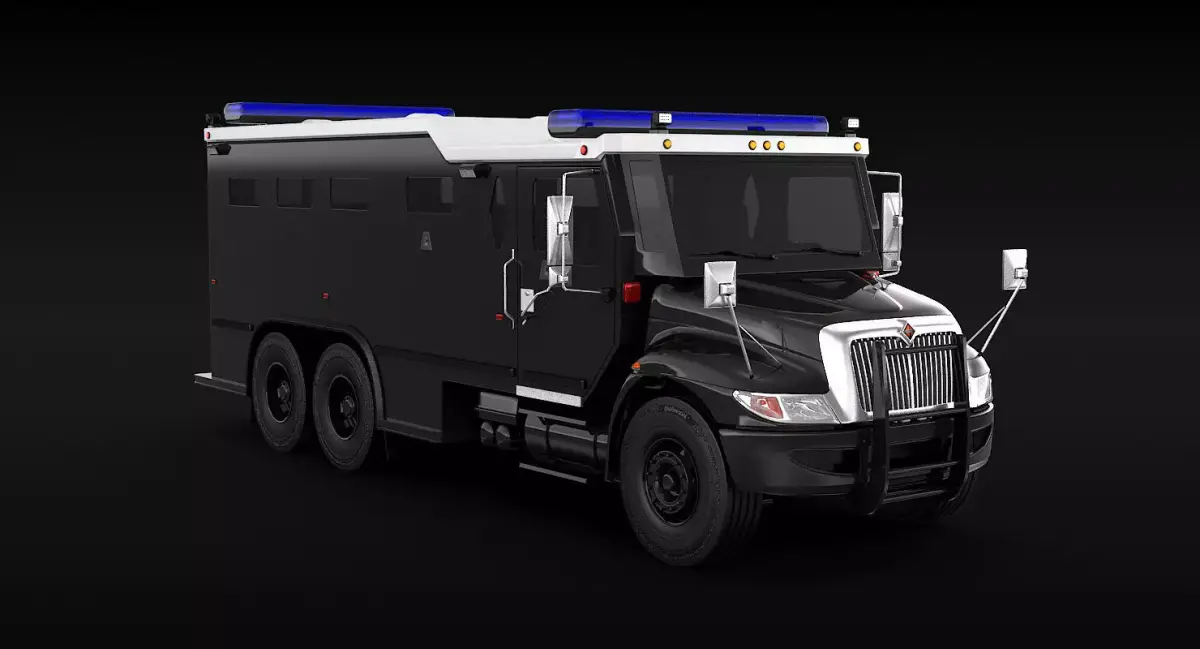SWAT Truck 3D model purchase