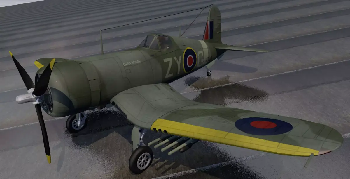 Chance Vought Outlaw Mk-1 3D model