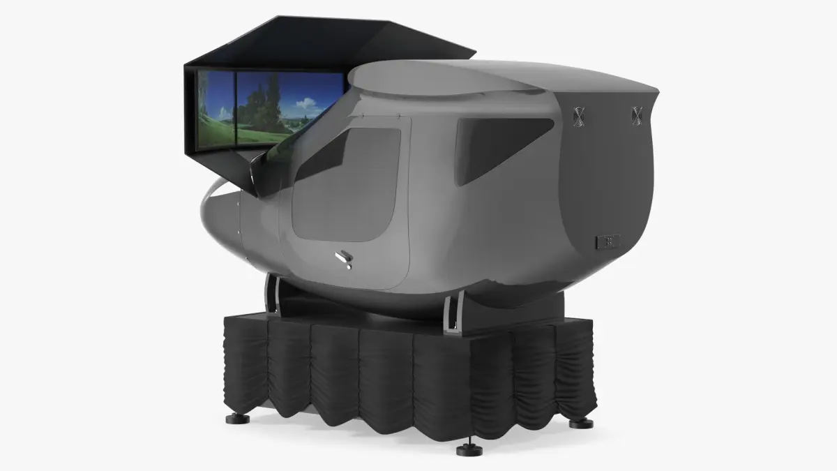 Flight Simulator System 3D model