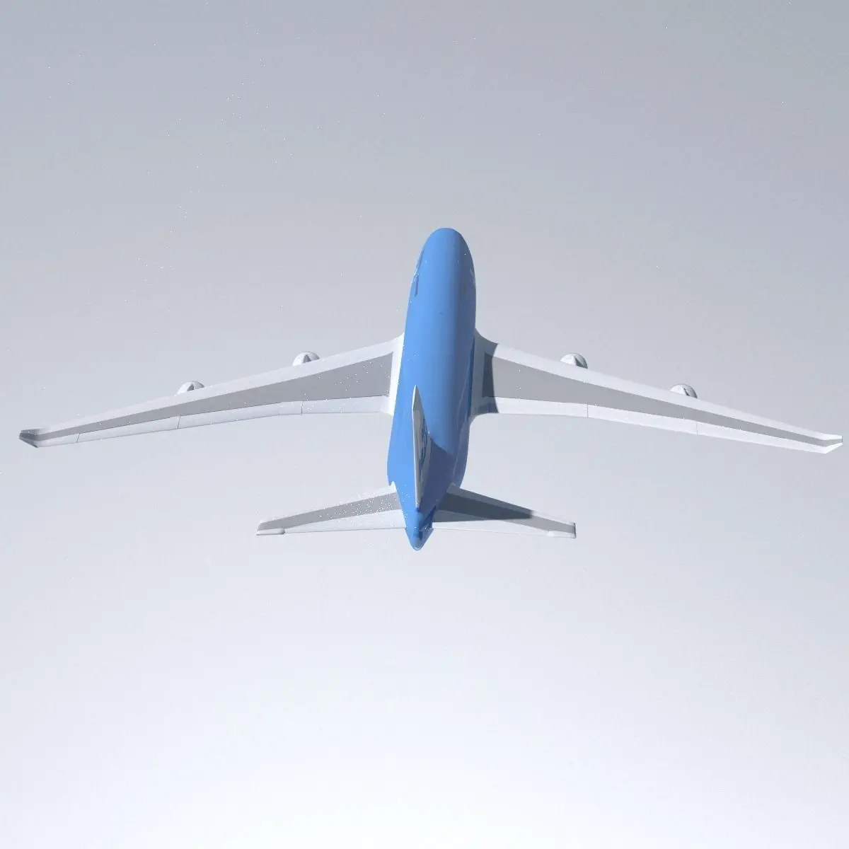 boeing 747-400 KLM 3D model