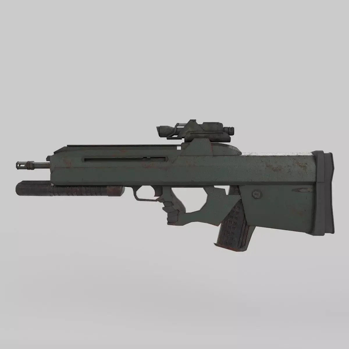  Assault rifle 3D model