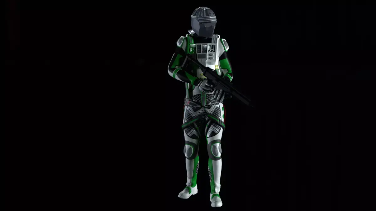 Robot Soldier - Assault Soldier Low-poly 3D model get