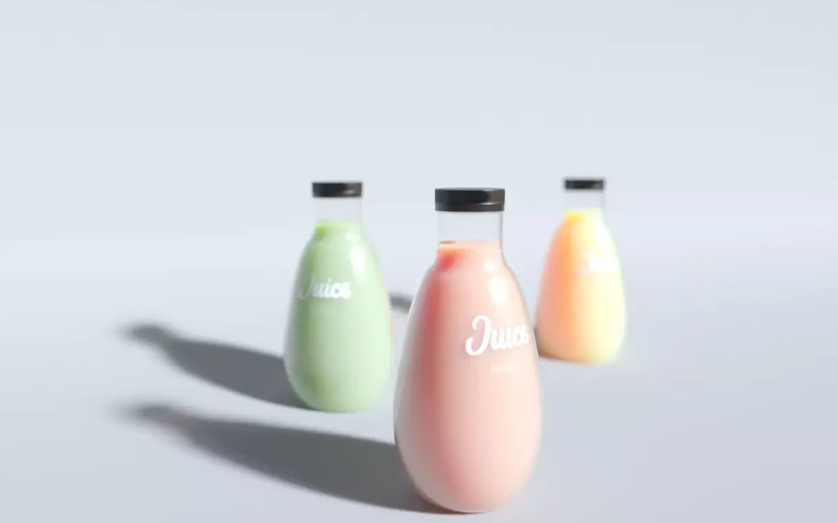 Juice Bottle 3D model