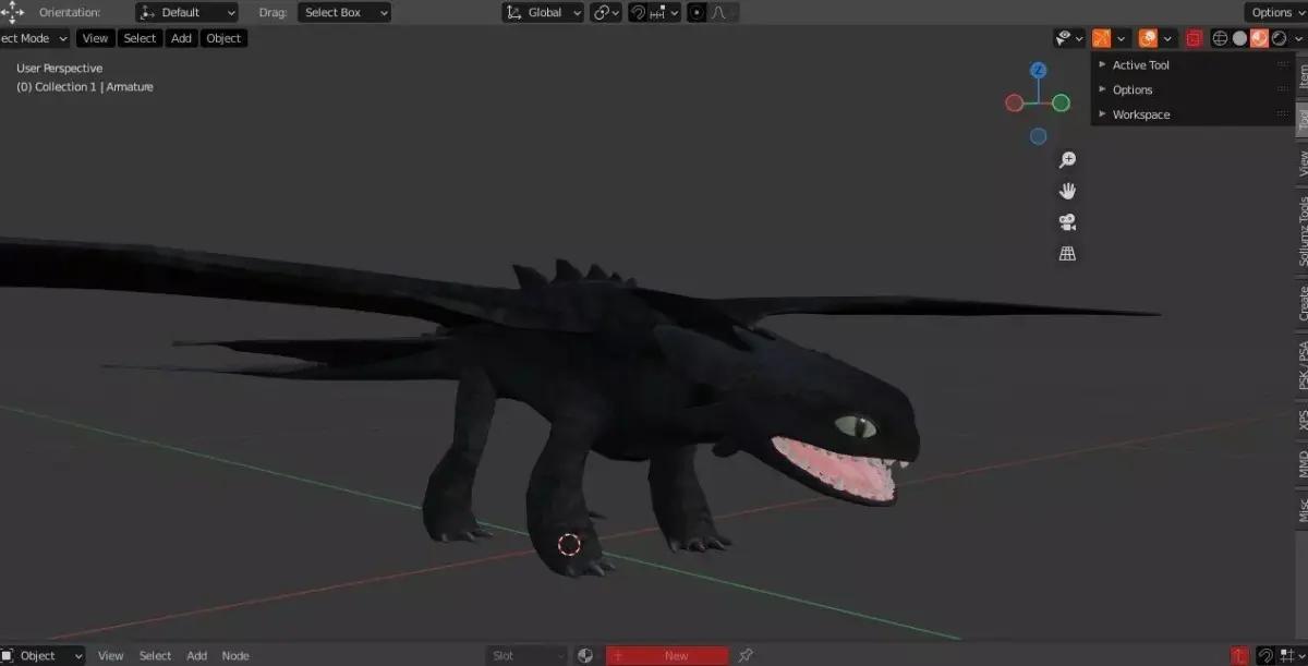 toothless 3d model 3D model