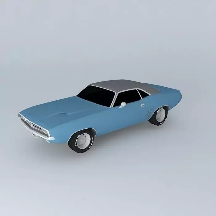 Dodge Challenger RT 1971 Free 3D model