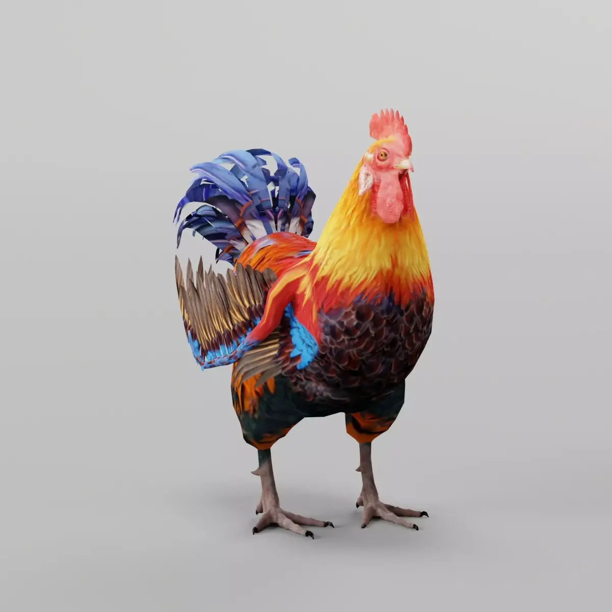 Rooster 3D model purchase