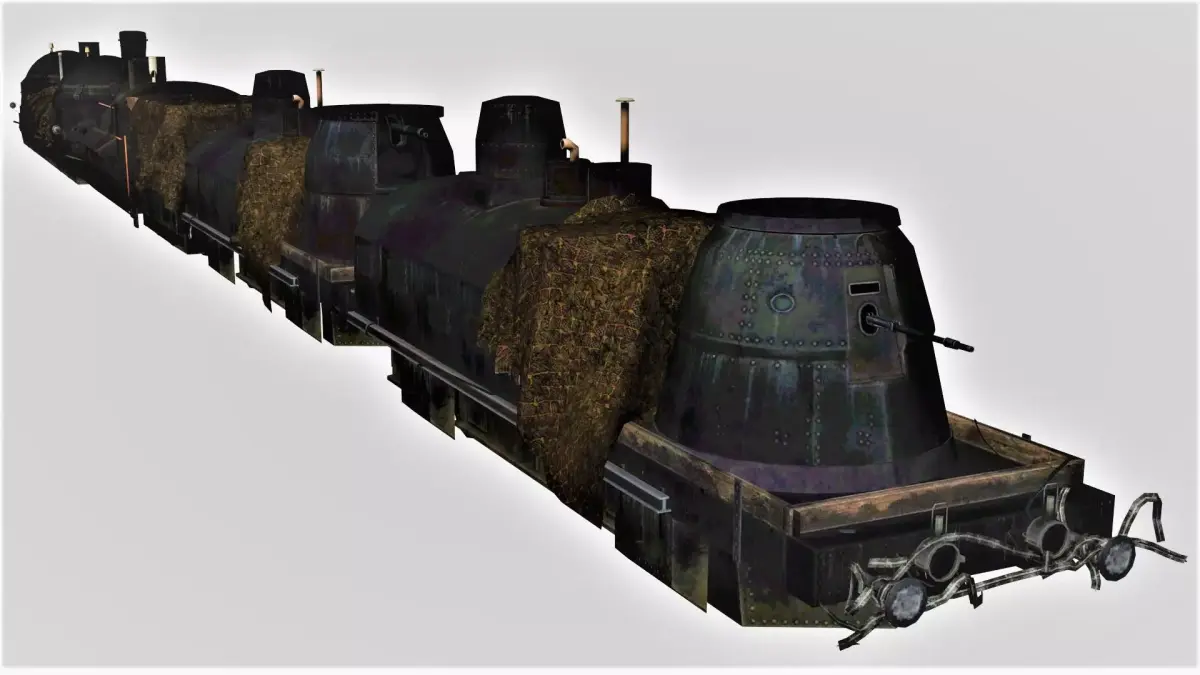 TRAIN - Armoredtrain 3D model