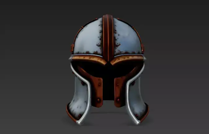 knight helmet Free 3D print model