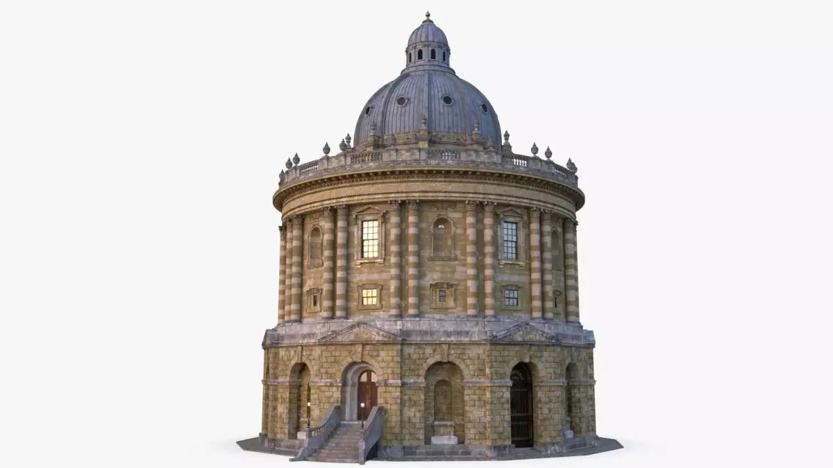 Oxford England Library 3D model