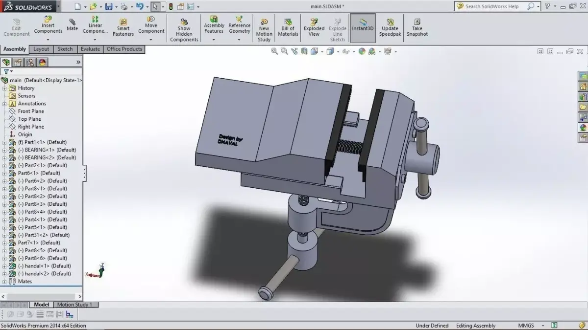 mechanicaL VICE 3D model