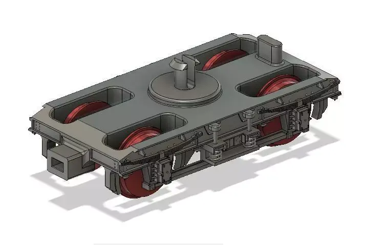 OO Hornby MK1 Coach Bogie NEM Socket to fit older Hornby Coaches 3D print model