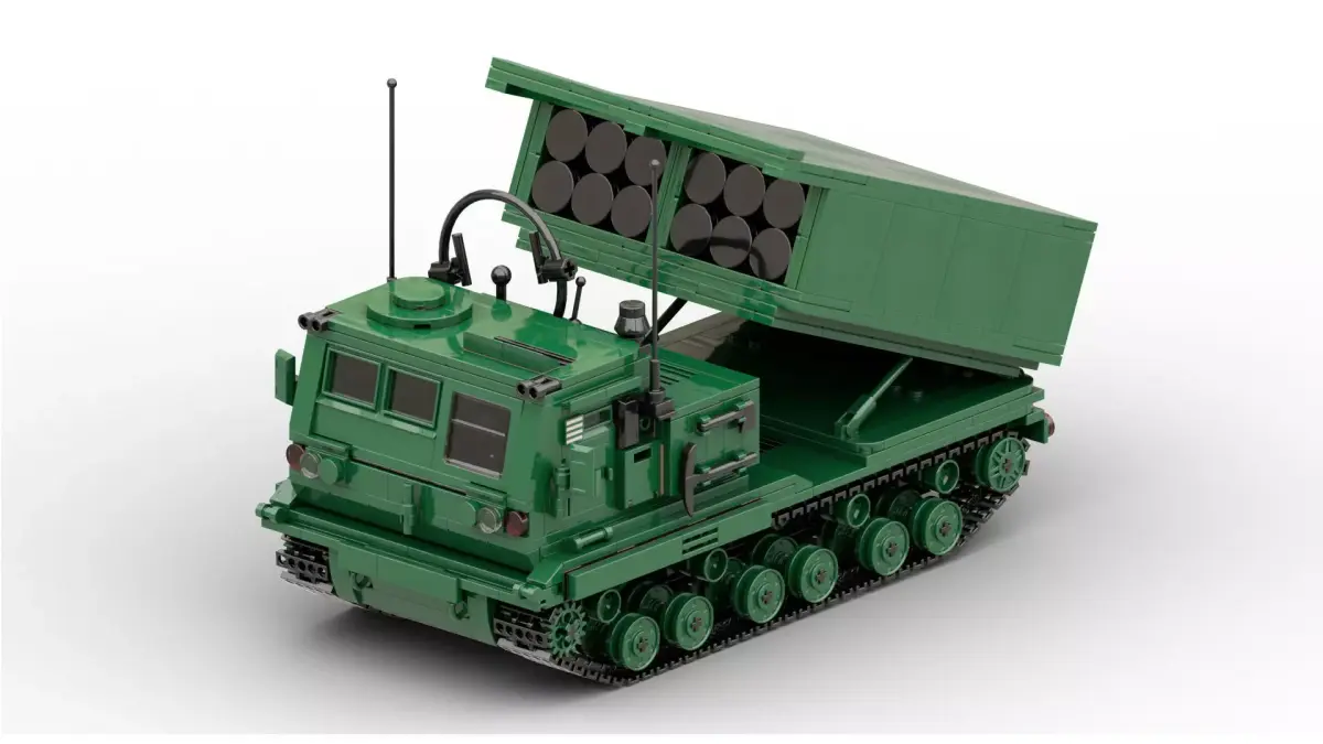 MocBricks3D - Lego MLRS M270 3D print model