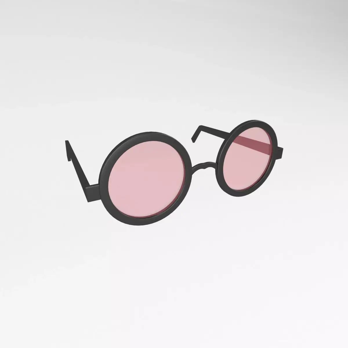 Cartoon Glasses v1 004 Low-poly 3D model