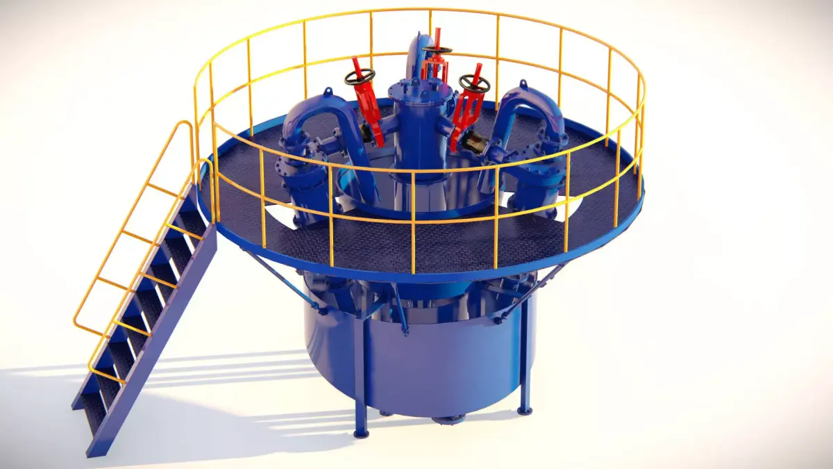 Hydrocyclone 3D Model 3D model
