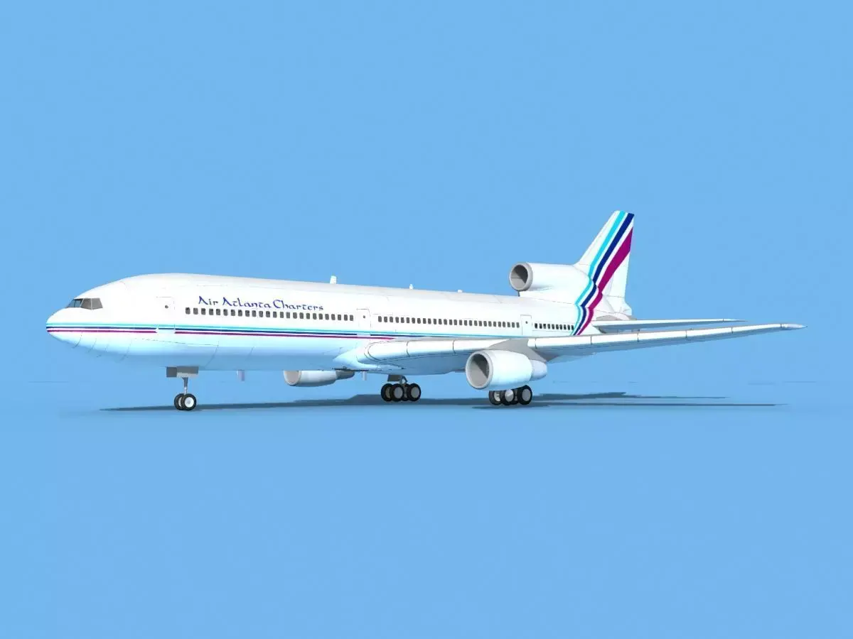 Lockheed L-1011 TriStar Air Atlanta 3D model